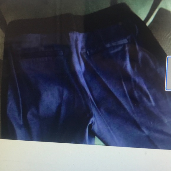 Forever 21. XS blue tuxedo pants black stripe - Picture 3 of 4